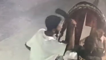 রাজধানীর শেওড়াপাড়ায় চাপাতি ঠেকিয়ে ছিনতাই, ভিডিও ভাইরাল